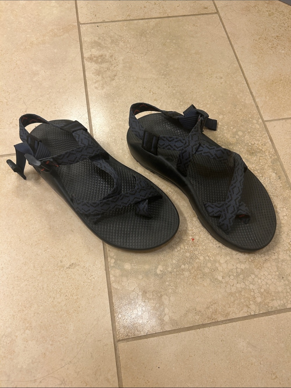 Chaco Navy Blue Adjustable Strap Men's Sandals